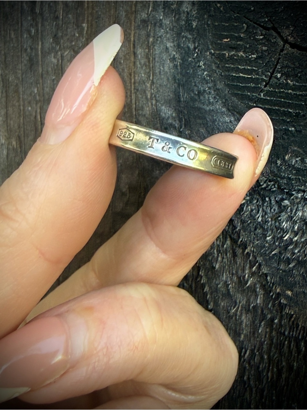 Authentic Tiffany & Co 1837 T&Co Sterling Silver Ring